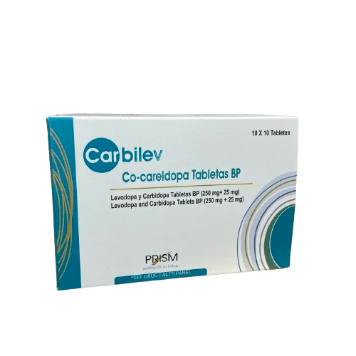 Levodopa/ Carbidopa  250mg/25 Mg X 10 Tab Carbilev
