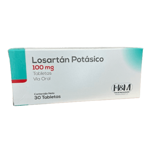 Losartan Potasico Tab 100 Mg X 30 H&m