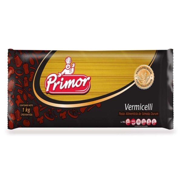 Pasta Primor Vermicelli 1kg X 12