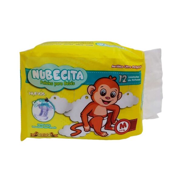 PAÑ NUBECITA 6-11 KG TALLA M X 12
