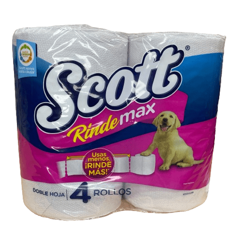 Papel Hig Scott Rindemax X 4