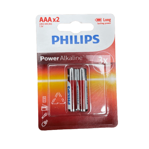 Pila Philips Power Alcalina AAA X 2