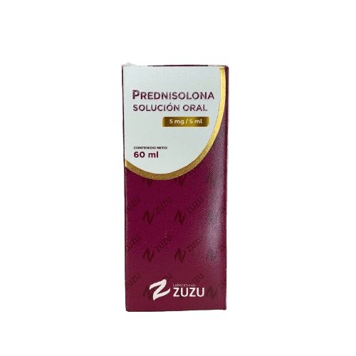 Prednisolona Sol Oral 5mg/5ml X60ml Zuzu
