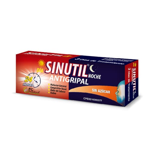 SINUTIL COMB DIA/NOCHE 500MG X9CAP