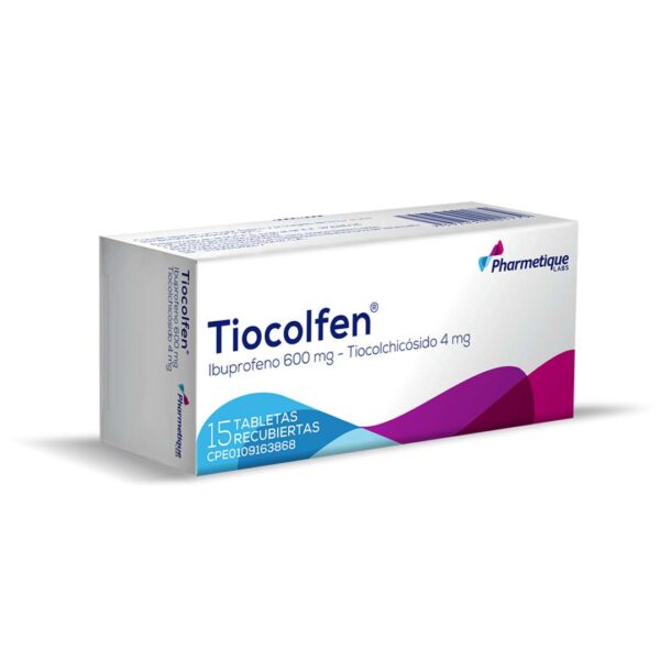 TIOCOLFEN TAB. 600-4 X15