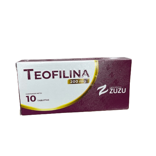 Teofilina Tab 200mg X 10 Zuzu