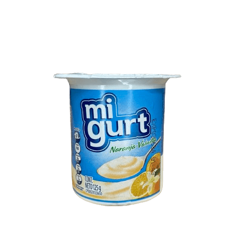 Yogurt Migurt Sabor Naranja -vainilla 125 Ml