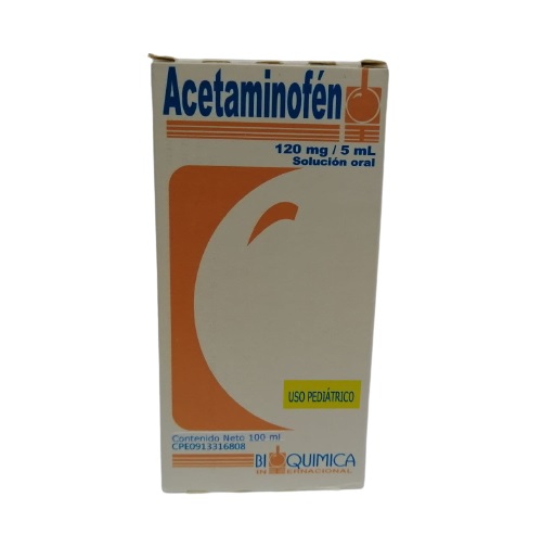 Acetaminofen Bq 120mg X 100ml