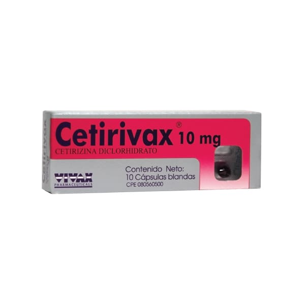 CETIRIVAX BLANDAS 10MG X 10