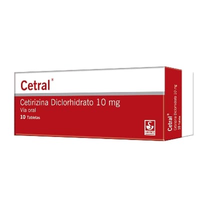 CETRAL TAB. 10 MG. X 10