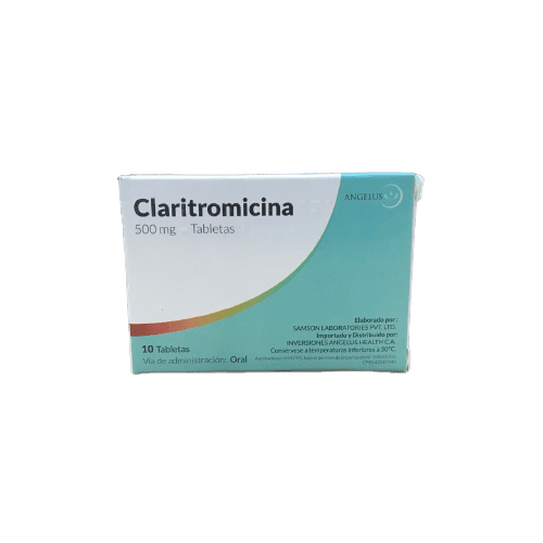 Claritromicina Tab 500 Mg X 10 Ang