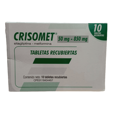 CRISOMET 50MG - 850MG X10 TAB