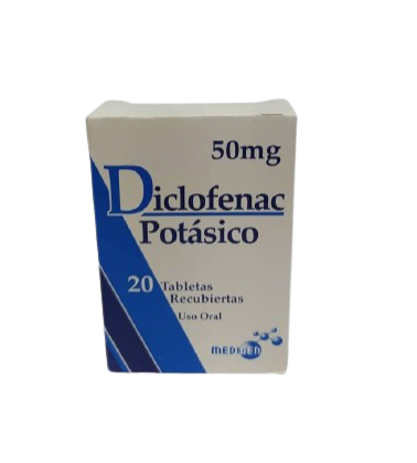 DICLOFENAC POTASICO 50MG X 20 TAB OFTA