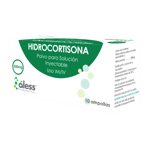 HIDROCORTISONA AMP IM/IV 500MG X 1 ALE