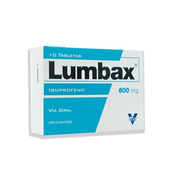 LUMBAX 600MG X10 TAB