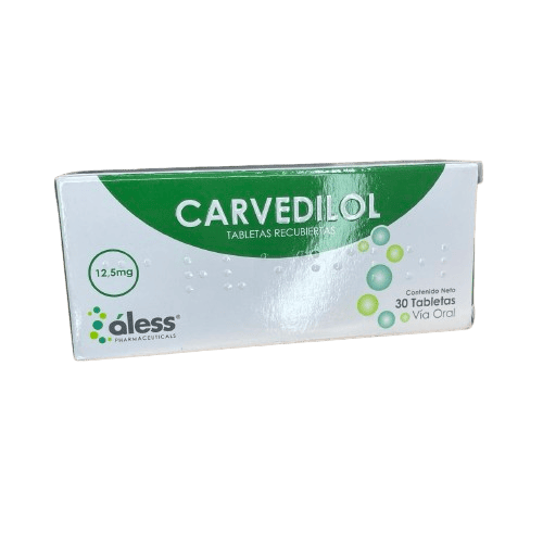 Carvedilol 12.5mg X 30 Tab Aless