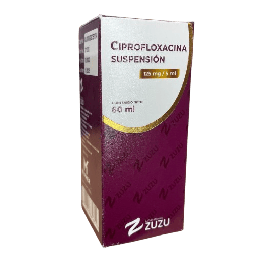Ciprofloxacina Susp 125 Mg/5ml X 60 Ml Zuzu