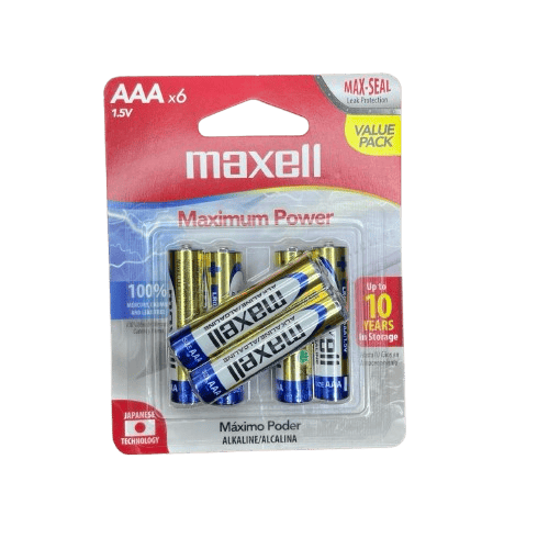 Pilas Maxell Alcalinas Aaa X 4+2